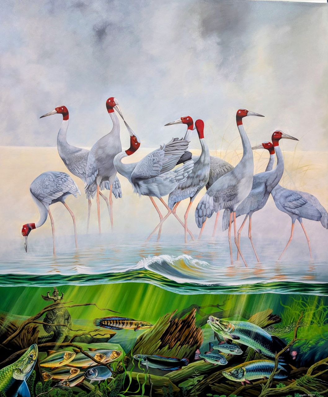 "Submerged Treasures" from the group art exhibit "Breath of the River"